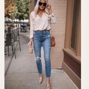 Abercrombie & Fitch x Kathleen Post The Skinny High Rise